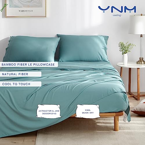 YnM King Cooling Pillowcase 2 Pack - Lavender, Ultra-Breathable