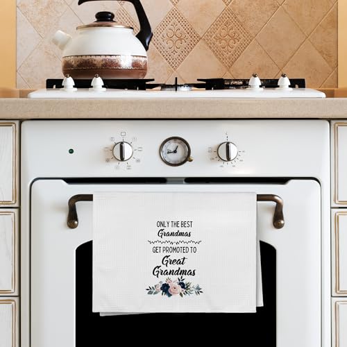 Great Grandma Waffle Weave Kitchen Towel - 16x24 Decorative Hand Towel