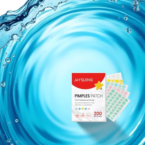 Star Pimple Patches 200 Count Hydrocolloid Acne Spot Cover Stickers