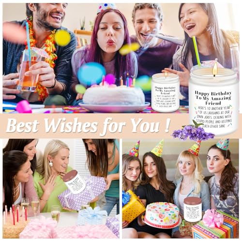 Amazing Friend Birthday Scented Candle - Best Gift for Women & Men