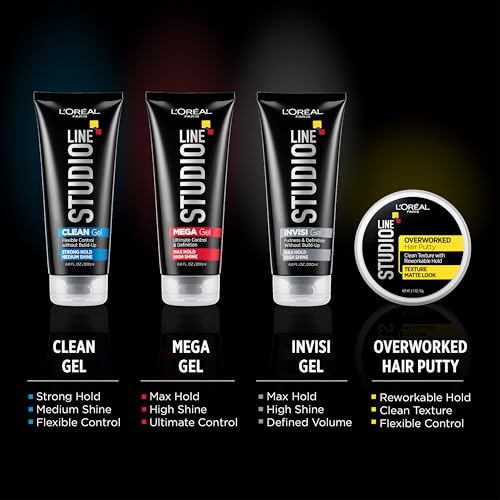 L'Oreal Paris Studio Line Overworked Hair Putty, 1.7 oz
