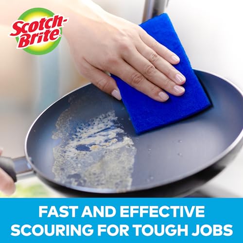 Scotch-Brite Zero Scratch Scour Pads, 3-Pack for Non-Stick Cookware
