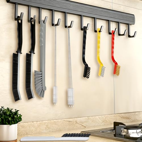 12-Piece Crevice Cleaning Brush Set for Home & Kitchen