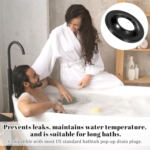 5 Pack Rubber Tub Stopper Gaskets for Leak Prevention