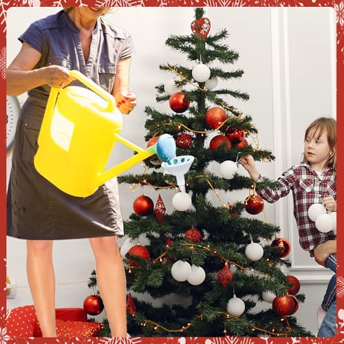 Christmas Tree Watering Funnel - Mushroom Green with Long Hose & Wide Opening