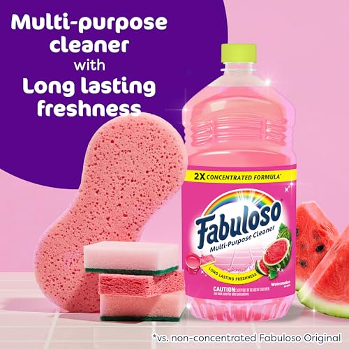 Fabuloso 2X Multi-Purpose Cleaner, Watermelon Scent, 56 fl oz