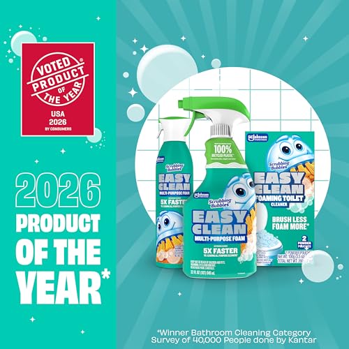 Scrubbing Bubbles Foaming Toilet Bowl Cleaner - 2 Easy Drop-In Pouches