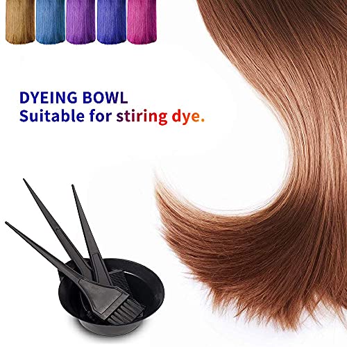 MOONMINI Hair Dye Brush and Bowl Set - Professional Tint Mixing Kit