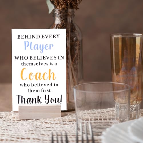 Thank You Coach Card with Envelope - Sports Appreciation Gift
