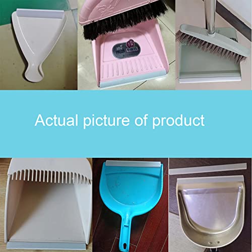 2 Pack Dustpan Edge Replacement Strips for Broom & Dustpan Sets - Soft Plastic Seal