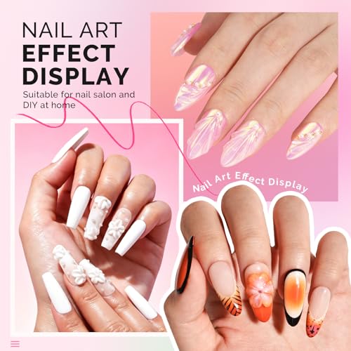 MelodySusie 5-Piece Silicone Nail Art Sculpture Pen and Brush Set
