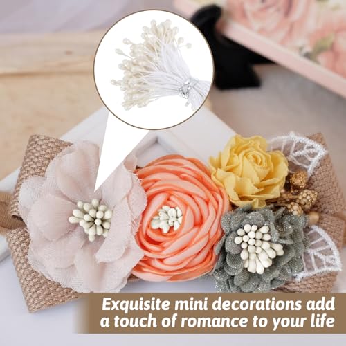 150 PCS Pearlized Double-Head Flower Stamens for Crafts