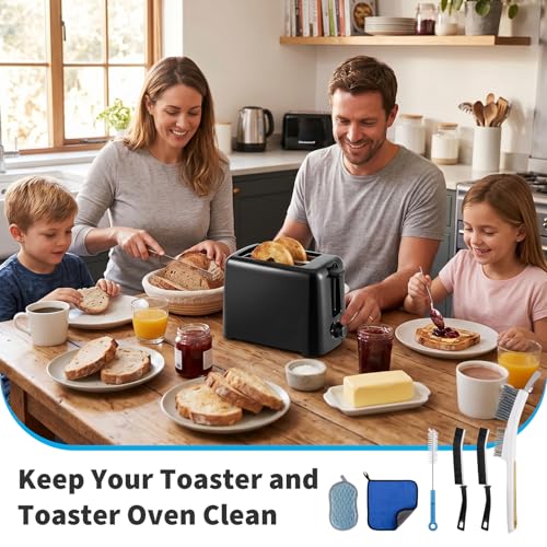 Toaster Cleaning Brush Set for 2 & 4 Slice Toasters & Ovens