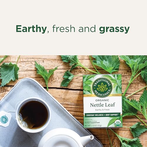 Organic Nettle Tea Bags - Traditional Medicinals, 16 Count | Herbal Tea for Detox & Wellness
