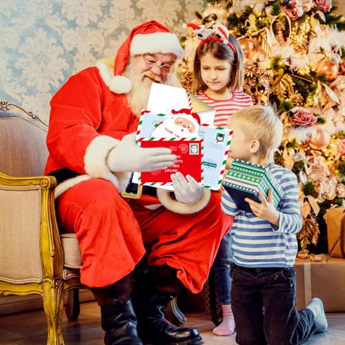 DERAYEE Letter to Santa Kit - 10PC Christmas Writing Set
