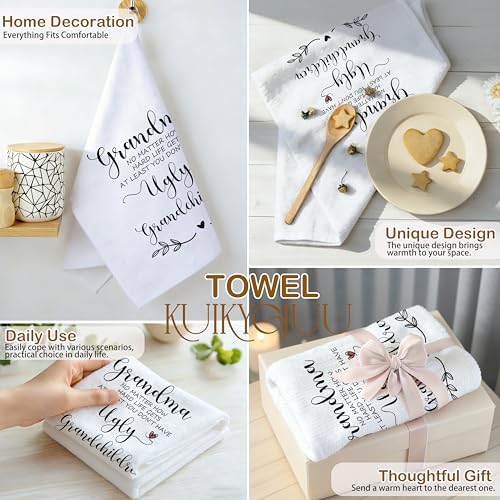 Funny Grandma Kitchen Towel 16x24 Inch - Mother's Day Gift