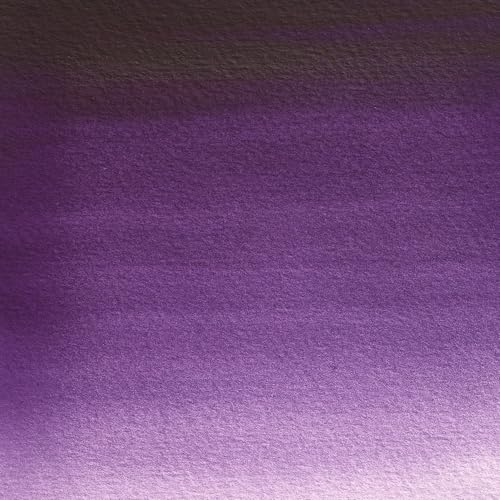 Winsor & Newton Professional Watercolour Half Pan - Tyrian Purple, Vibrant Single Pigment Paint