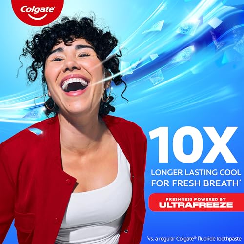 Colgate MaxFresh Fluoride Toothpaste Cool Mint 6.3 oz with Breath Strips