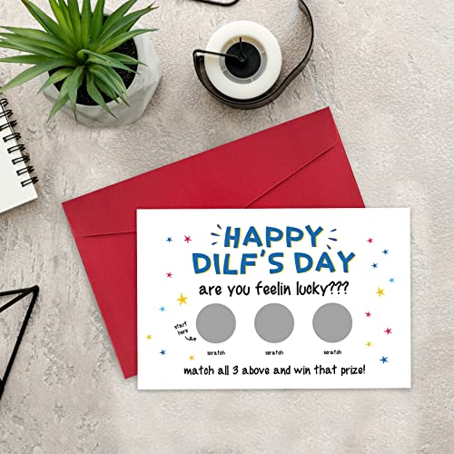 Funny Scratch Off Father's Day Card for Husband - 8" x 5.3"