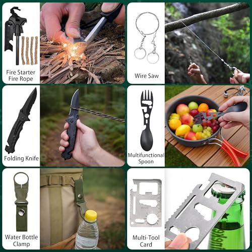 24-Piece Survival Kit Advent Calendar - Outdoor Emergency Gear Countdown