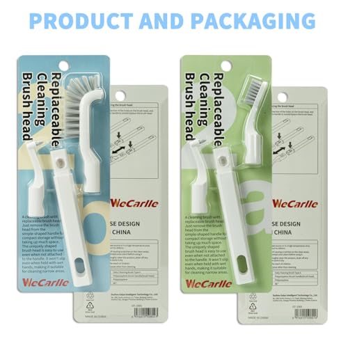 Crevice Cleaning Brush Set - 4 Pcs with 1 Big, 2 Small & 1 Medium Brushes