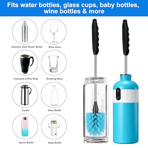 15-Inch Long Bottle Brush Cleaner for All Types of Bottles