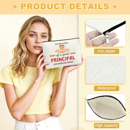 Principal Makeup Bag Cotton Linen Appreciation Gift for Women