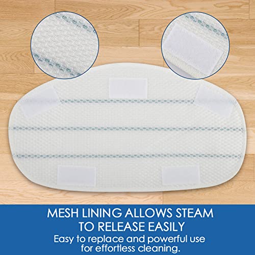 6 Pack Steam Mop Pads for PurSteam ThermaPro 211 - Microfiber Replacement