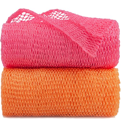 GUGAR Authentic African Exfoliating Net Sponge Body Scrubber