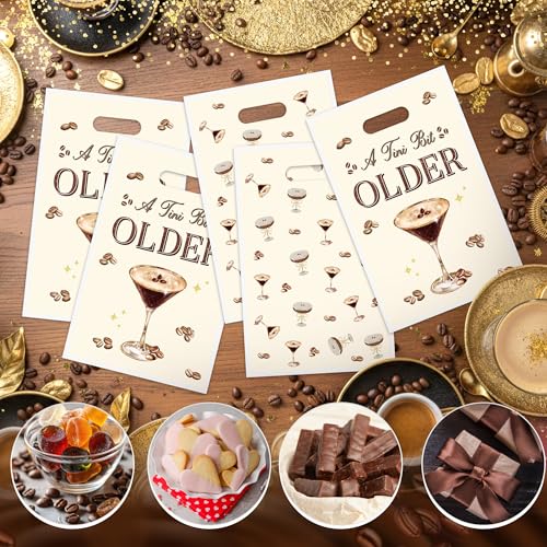 50PCS Coffee & Cocktail Goodie Bags for Adult Parties