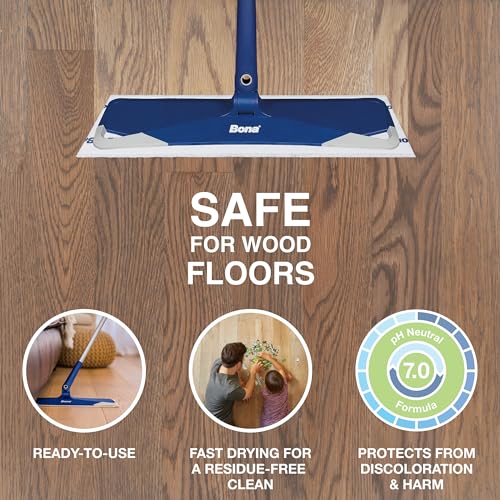 Bona Hardwood Floor Cleaning Pads - Unscented, 12 Count, Pack of 2