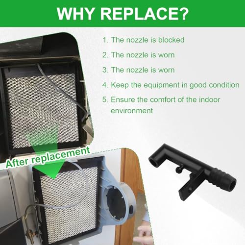 Aulpq Replacement Humidifier Nozzle 4184 for Aprilaire 350 360 550 558 560 560A 568