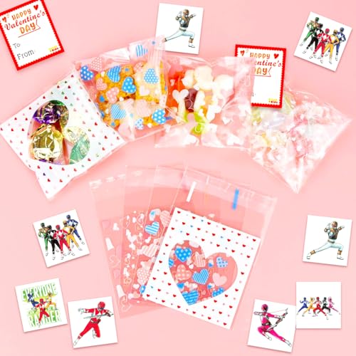 Power Rangers Valentine's Day Classroom Gift Exchange 24-Student Bundle