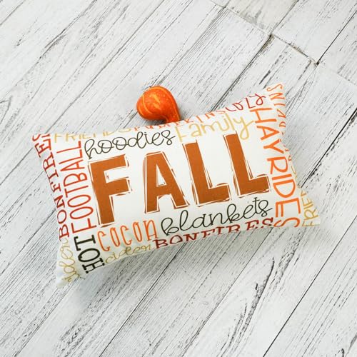 ONWAY Fall Decorative Pillow Cover 12x20 Inch - Orange