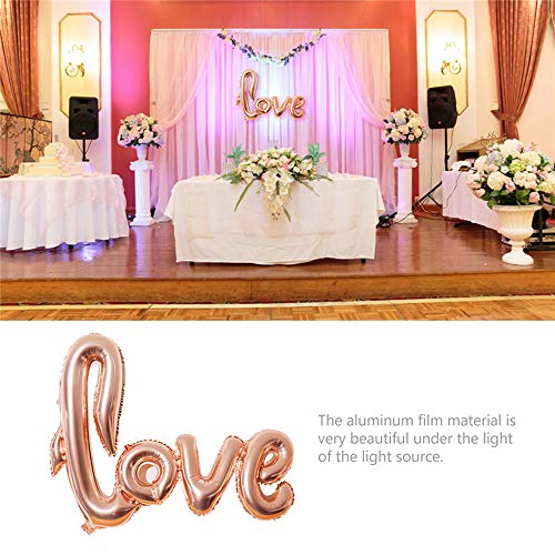 Valentine's Day Love Foil Balloons - 2 Pack Mylar Decor