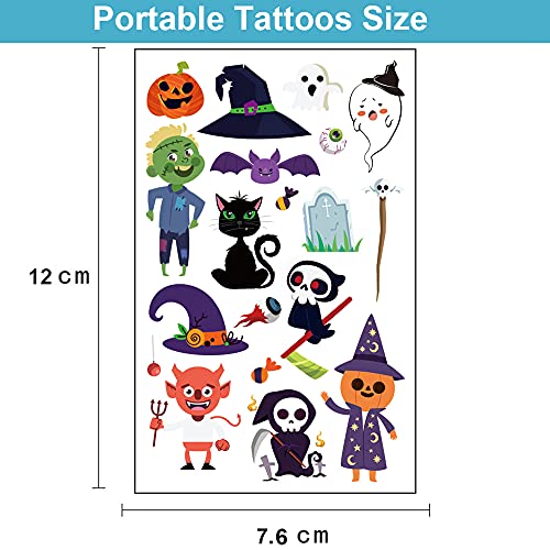 Felico 360PCS Halloween Temporary Tattoos for Kids and Adults