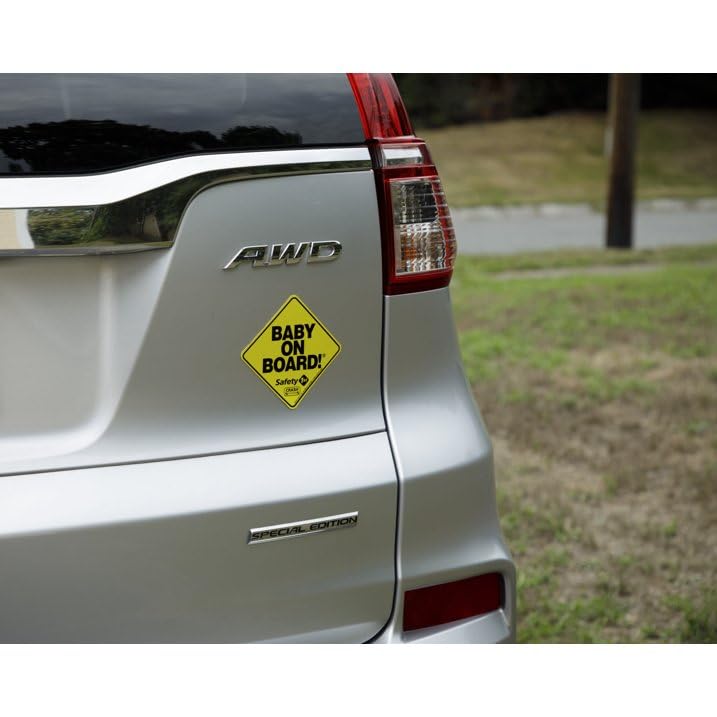 Safety 1st Baby On Board Magnetic Car Sign, 4 x 4 Inch, 1 Count