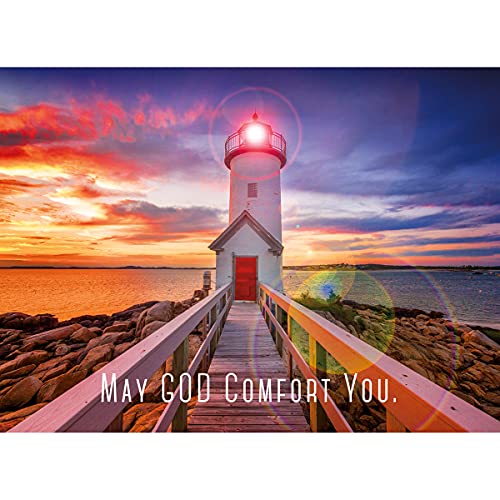 Sympathy Card Assortment Box - 12 Lighthouse Photography Cards
