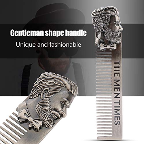 YUYTE Portable Beard Comb and Mustache Grooming Tool