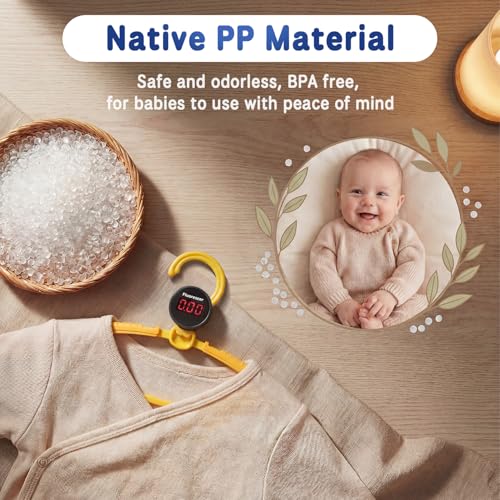 Adjustable Kids Hangers (10 Pack) - Non-Slip Plastic for Toddlers