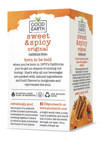 Good Earth Organic Sweet & Spicy Herbal Tea - 18 Bags