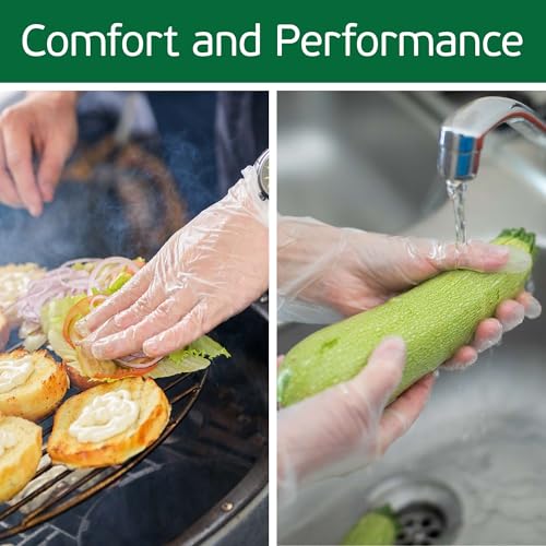TenderGentle Vinyl Disposable Gloves - Medium, 100 Count, Food Safe