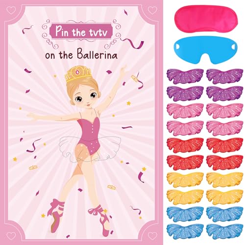 Ballerina Party Game Set - Pin The Tutu on The Ballerina