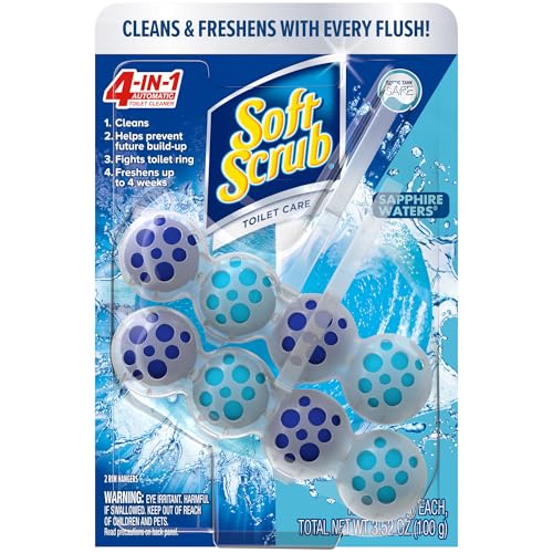 Soft Scrub Rim Hanger Toilet Bowl Cleaner - Sapphire Waters, 2 Count