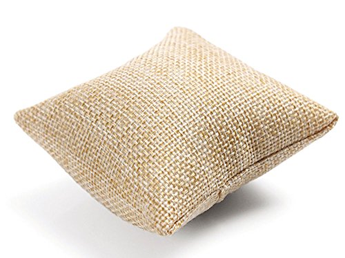 Beige Jewelry Pillow Cushion Display Holders 10 Pcs for Bracelets & Watches