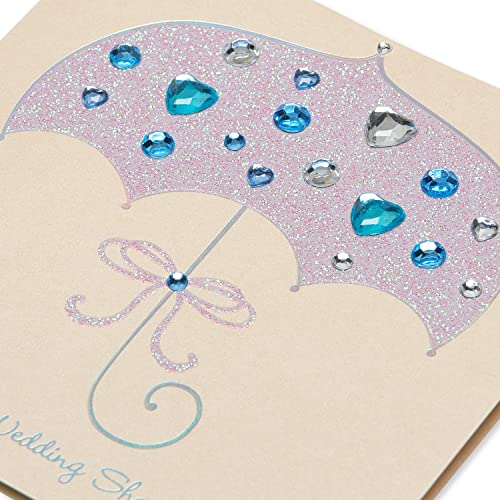 Papyrus Wedding Shower Card - Dreams Come True Glitter Embellishment