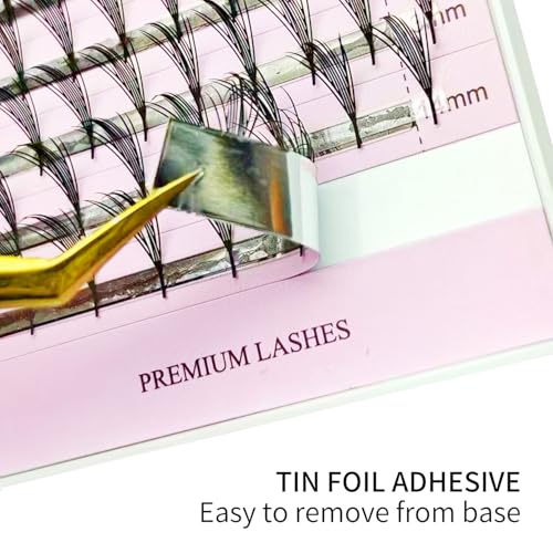 Pro Fairy Manga Eyelash Clusters 120Pcs D Curl Volume Lash Tray