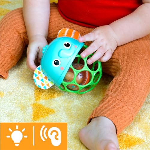 Bright Starts Giggle & Glow Light-Up Elephant Rattle Toy