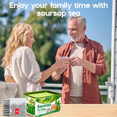 Soursop Leaves Tea Bags 30 Count - Pure Natural Guanabana Herbal Tea