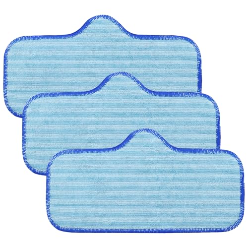 Kaulolado PATS-3 Large Microfiber Replacement Pads for Dupray Neat Steam Cleaner 3-Pack
